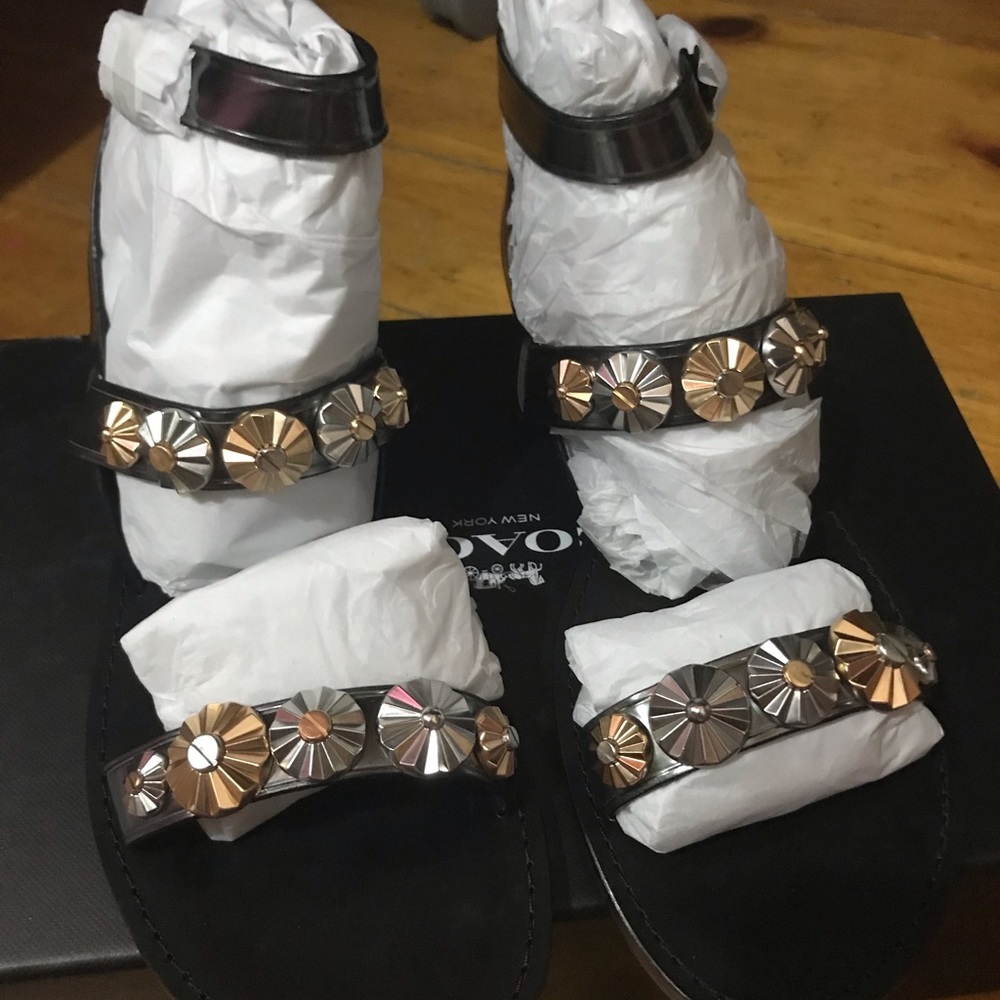 Coach Eleanor Mirror Metallic in Gunmetal